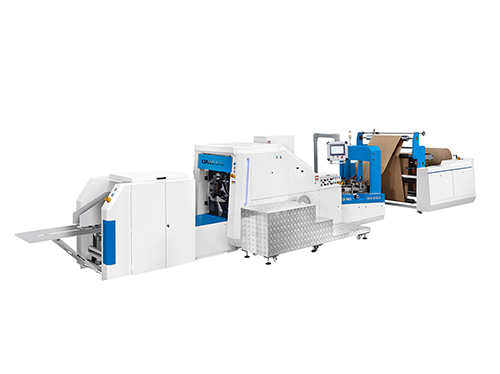 Semi-automatic paper bag machine